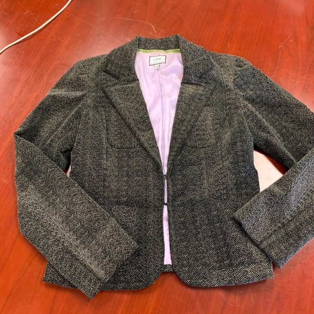 ITW by Claude Brown Feminine Cut Blazer sz 4